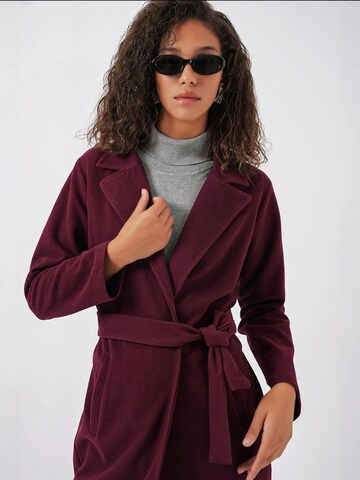 Manteau mi-saison Bigdart en rouge