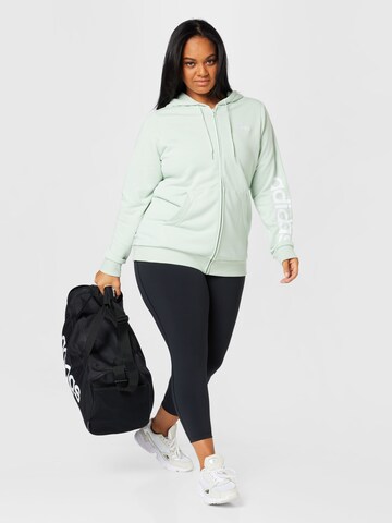 ADIDAS SPORTSWEAR Sportsweatjacke 'Essentials ' in Grün