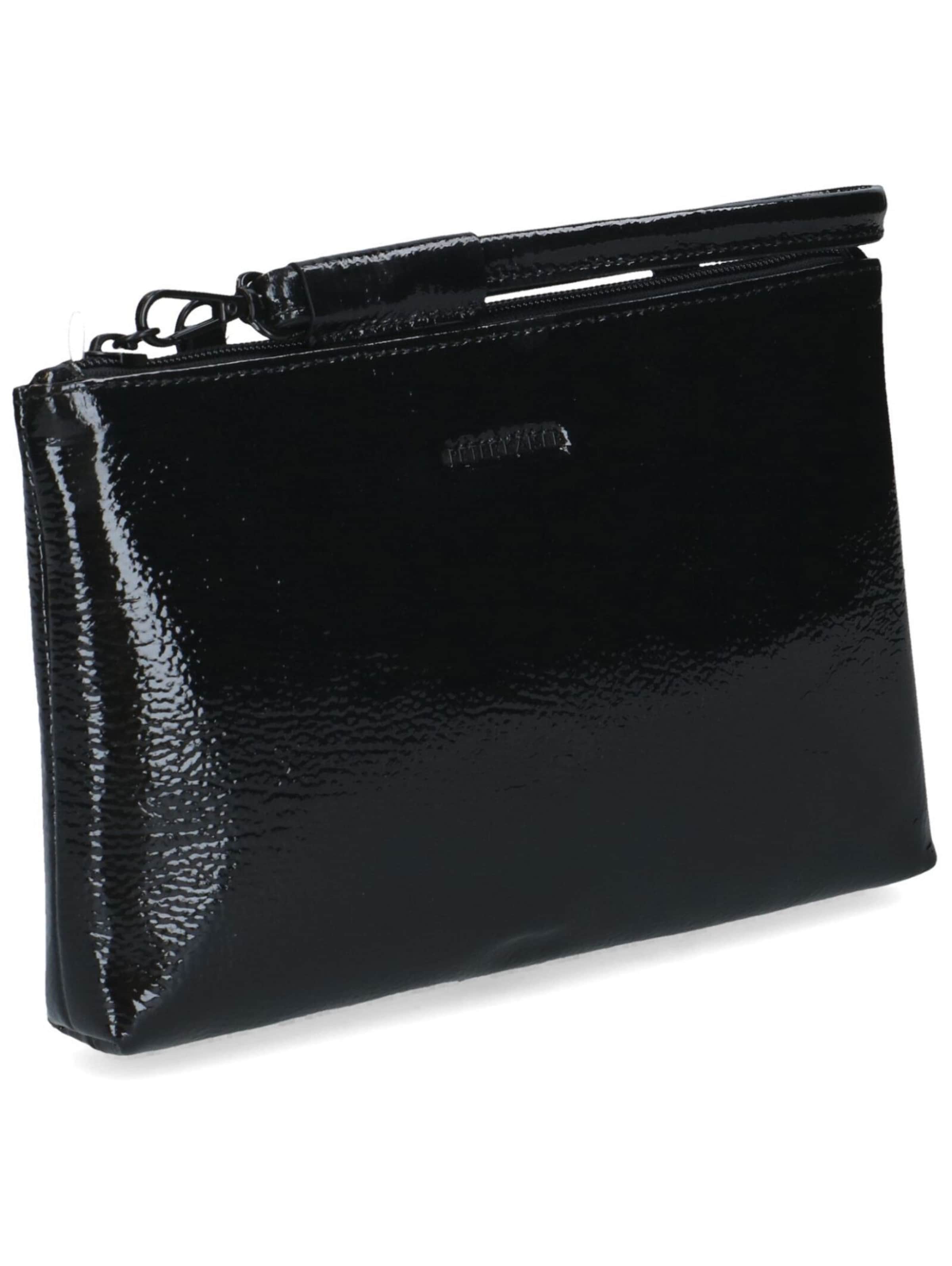 PETER KAISER Clutch in Schwarz: Vorderseite