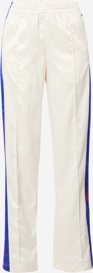 Pantaloni 'Satin Adibreak' ADIDAS ORIGINALS pe ecru / albastru / roşu închis, Vizualizare produs