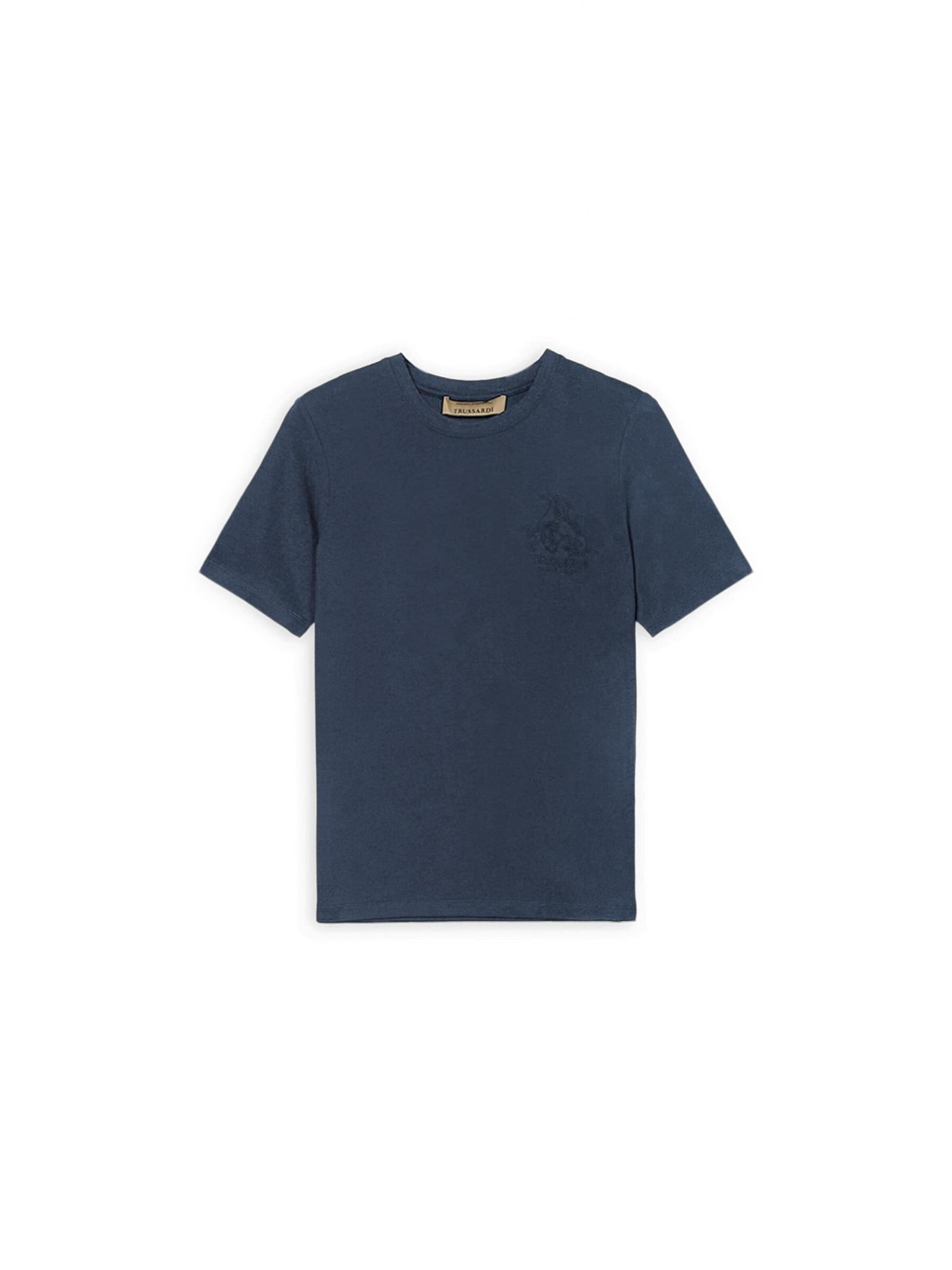T-shirt Trussardi en bleu : devant