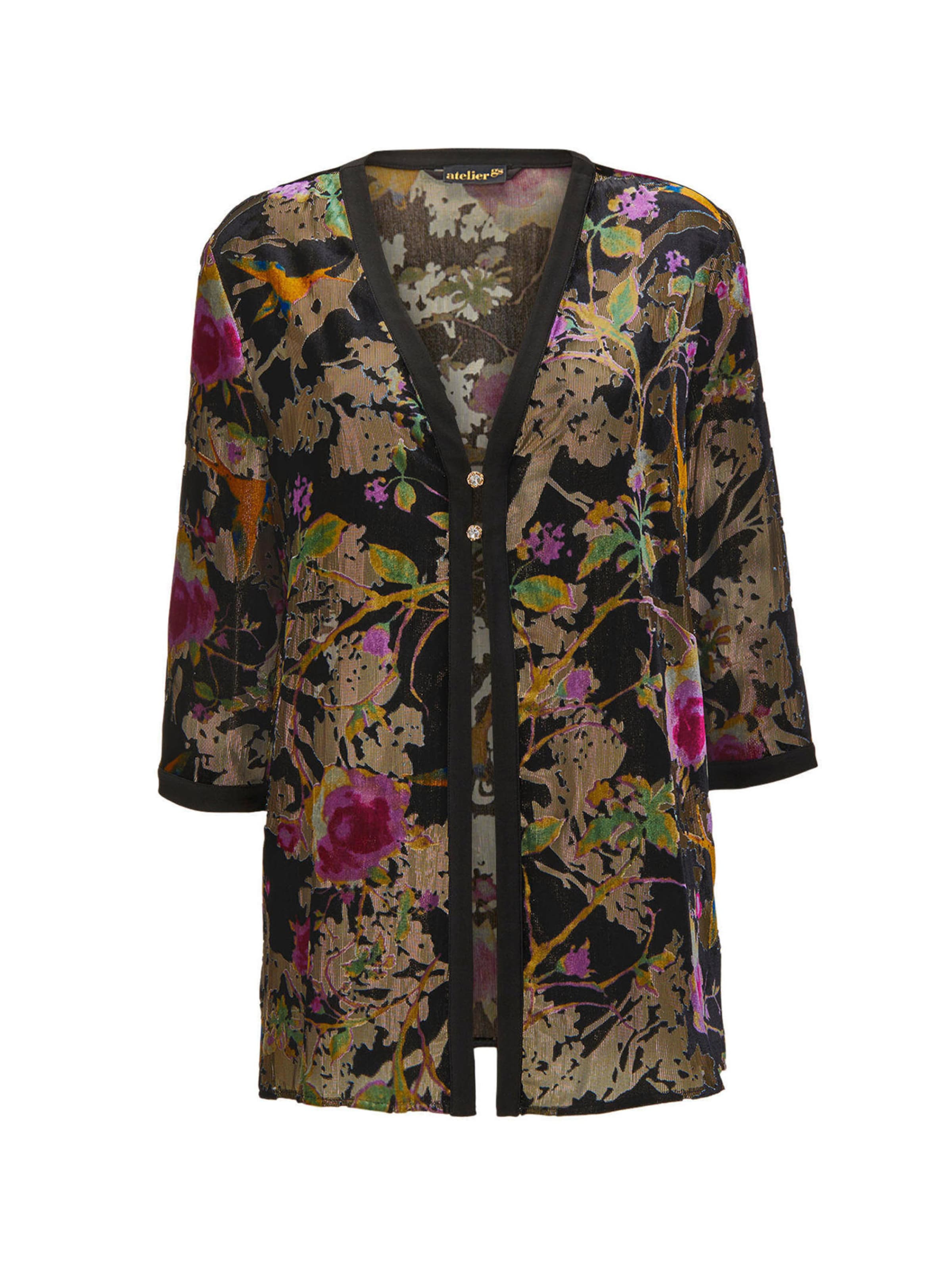 Goldner Blazer in Beige: Vorderseite