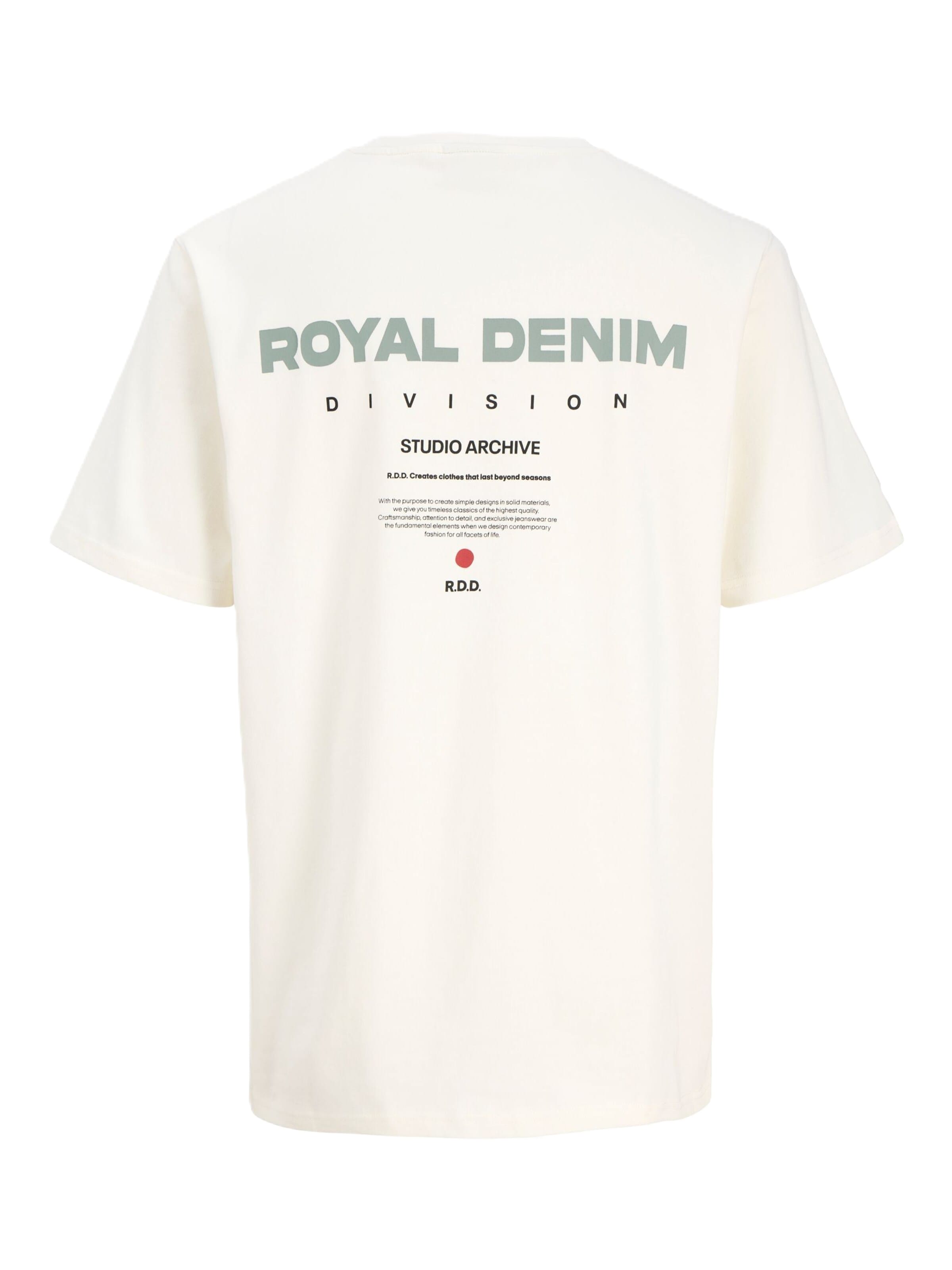 R.D.D. ROYAL DENIM DIVISION - Camiseta en blanco