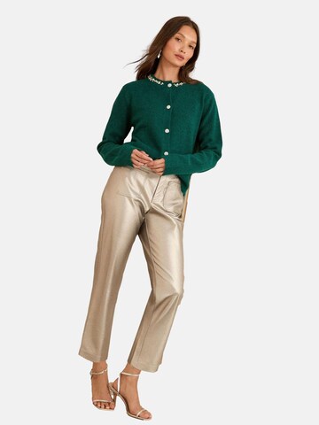 Giacchetta di love & roses in verde: frontale