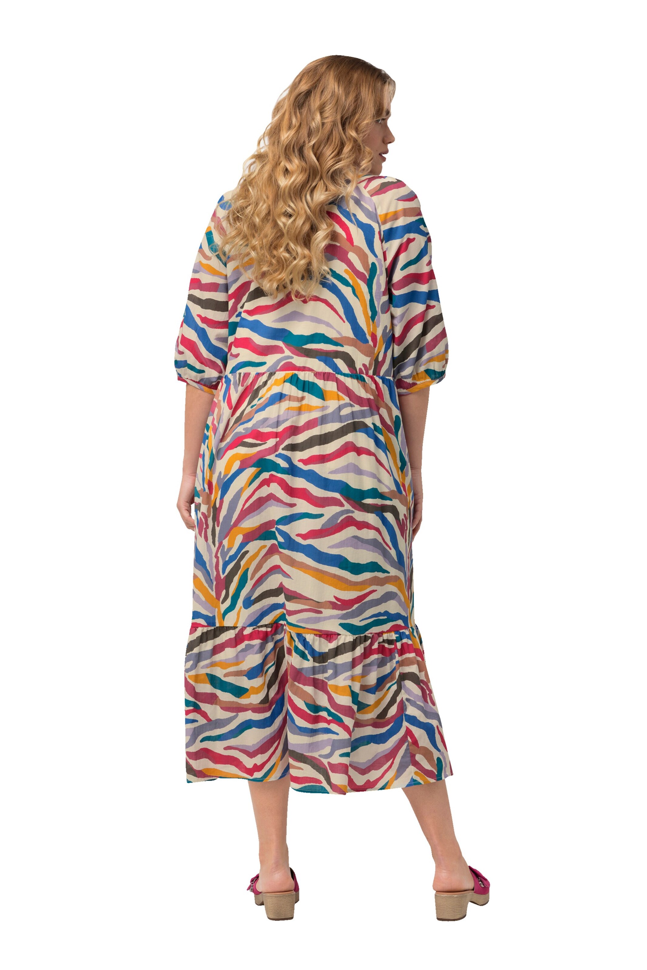 Robe Ulla Popken en mélange de couleurs