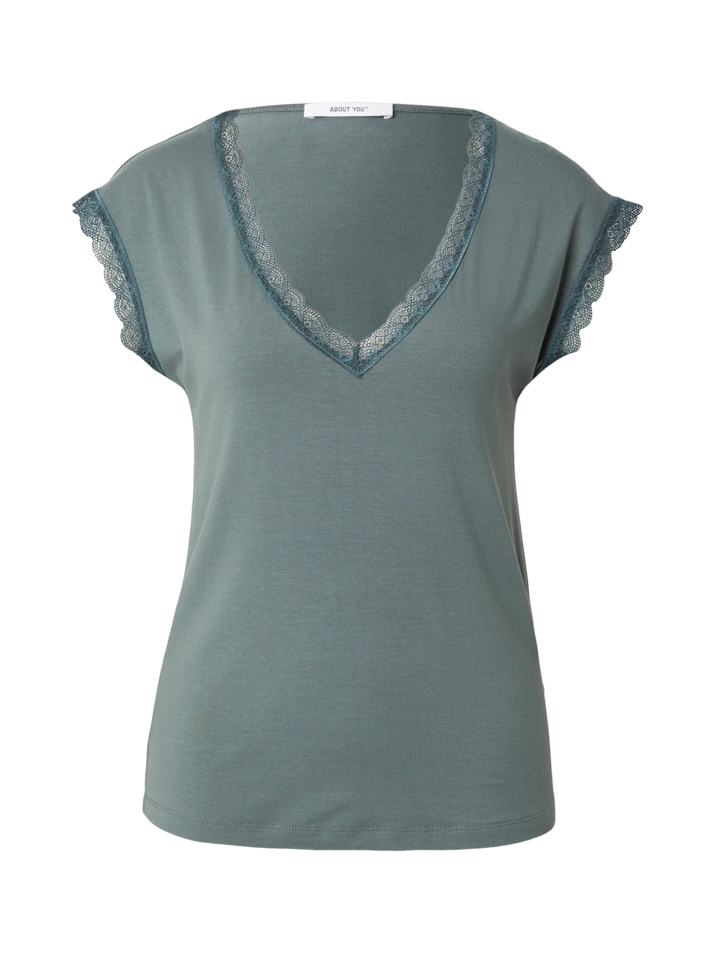 ABOUT YOU T-Shirt 'Therese' in Grün: Vorderseite