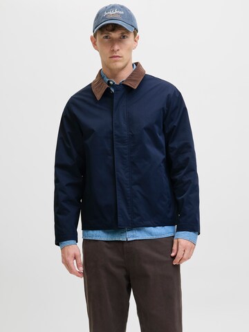 JACK & JONES Přechodná bunda 'JJWILLIAM' – modrá: přední strana