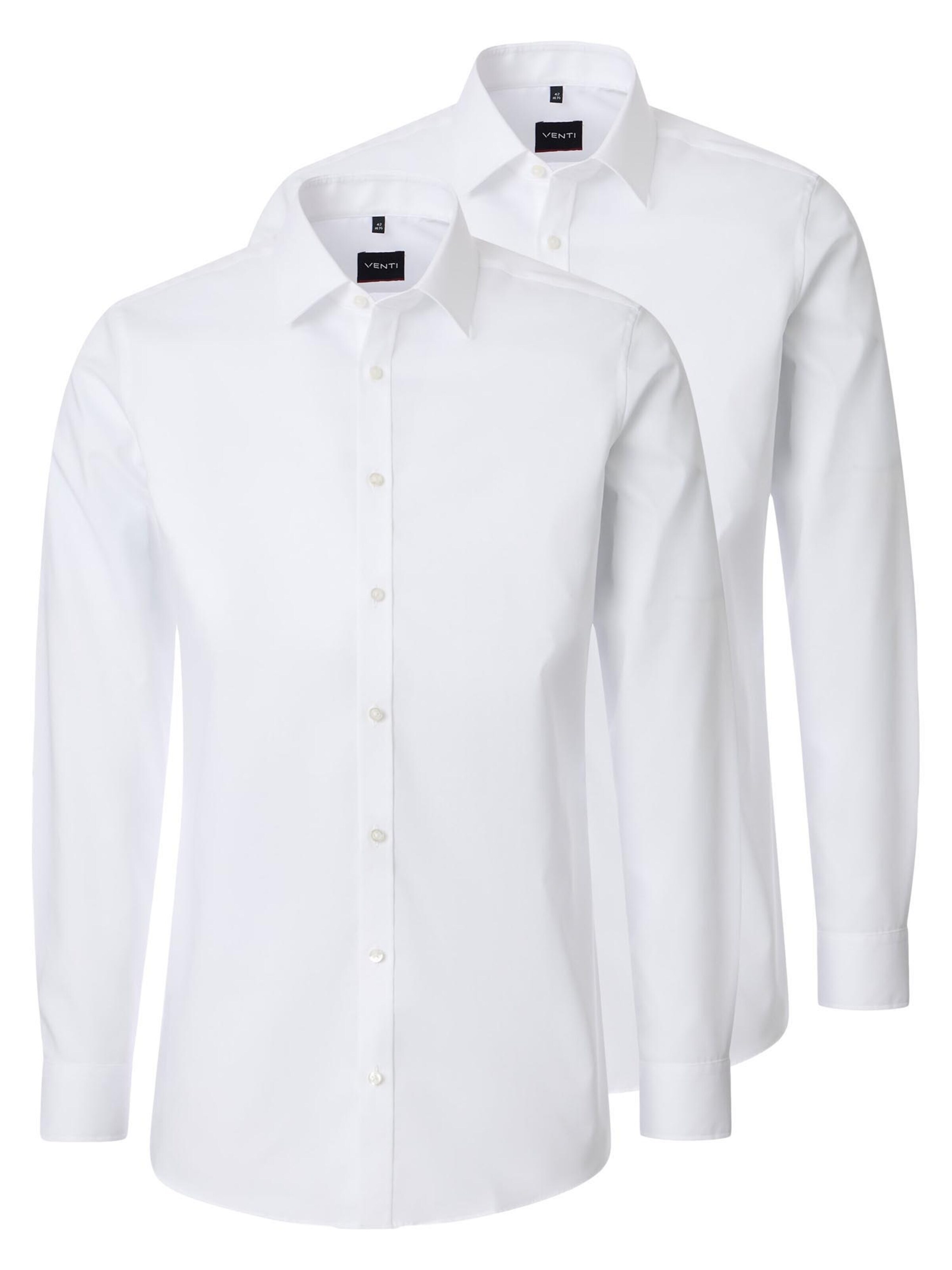 VENTI Business Shirt 'Basic' in White: front