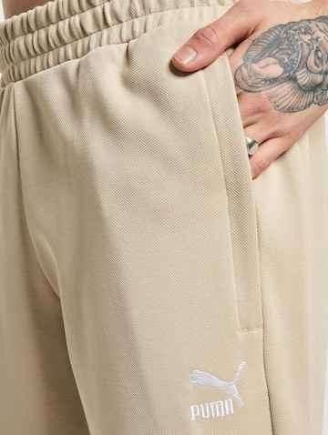 PUMA Normální Kalhoty 'T7' – béžová