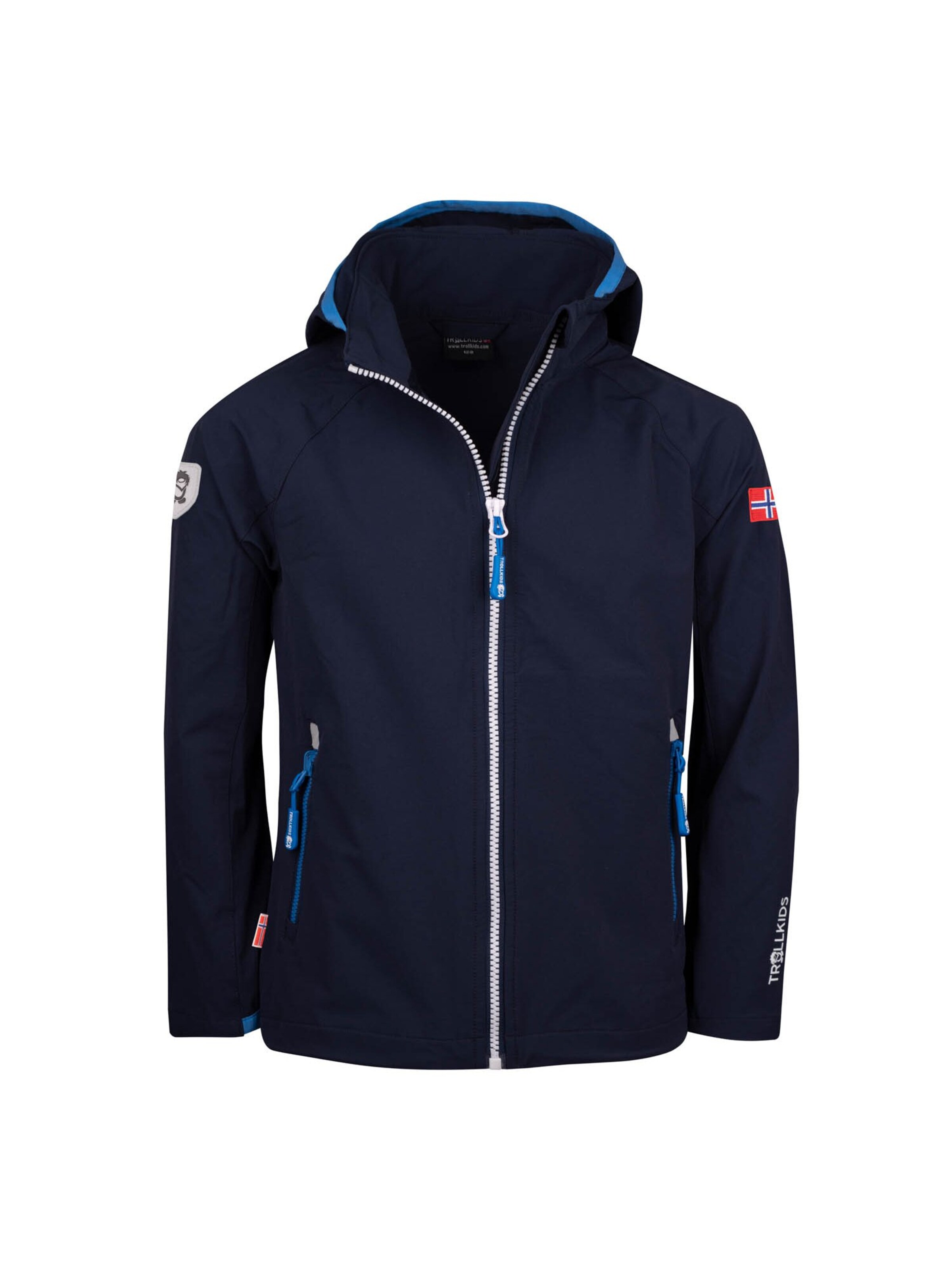 TROLLKIDS Outdoor jacket in Blue: front