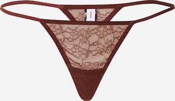 Samsøe Samsøe Thong 'Sanjo' in Brown: front