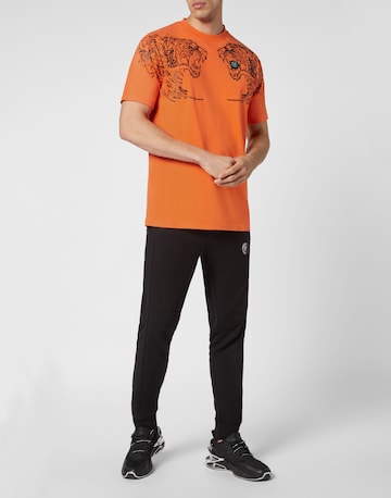 Plein Sport T-Shirt ' Tiger ' in Orange