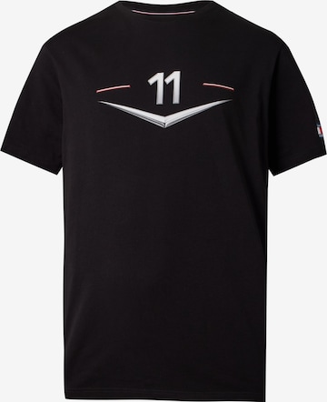 Maglietta 'TH X CF1 DRIVERS CHEVRON' di TOMMY HILFIGER in nero: frontale