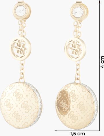 GUESS - Pendientes en oro