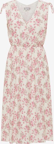 rozā Usha Vasaras kleita: no priekšpuses