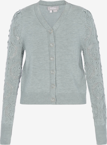 Usha - Casaco de malha em verde: frente