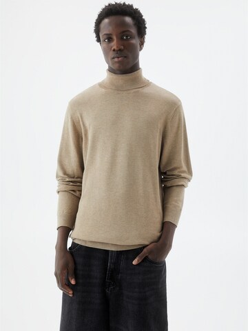 Pull&Bear Pullover in Beige: predná strana