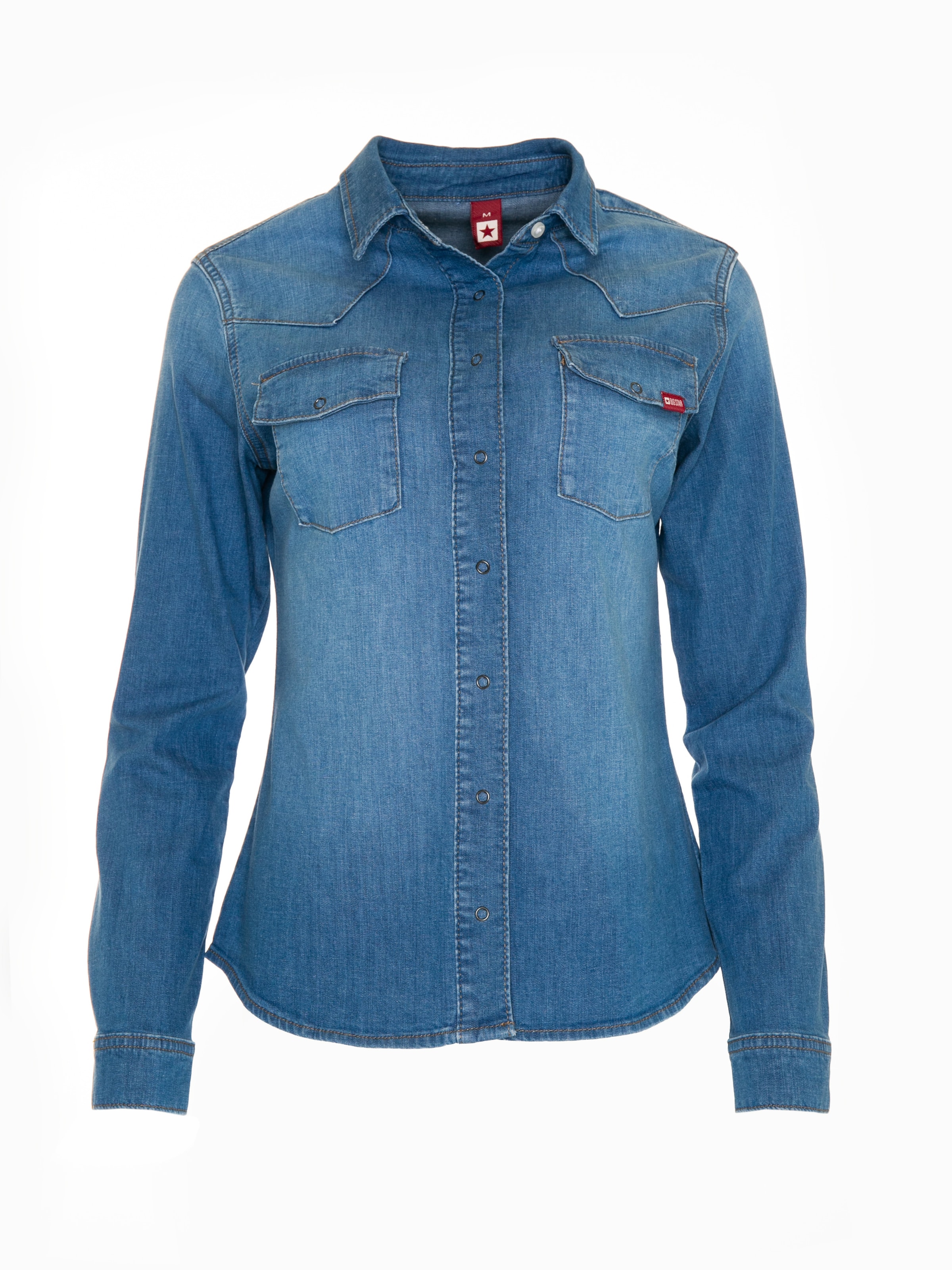 BIG STAR Blouse 'NORRA' in Blue: front