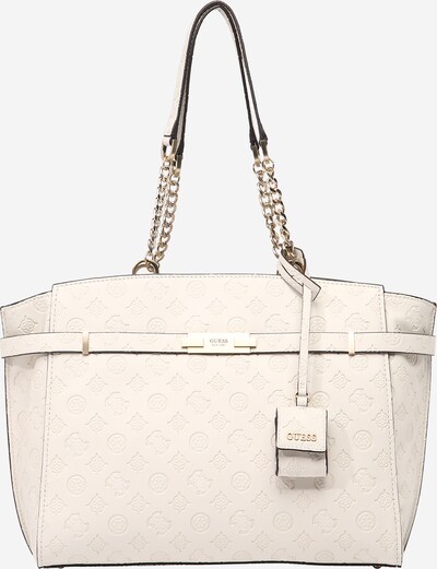 GUESS Shoppingväska 'Bea' i ljusbrun / off-white, Produktvy