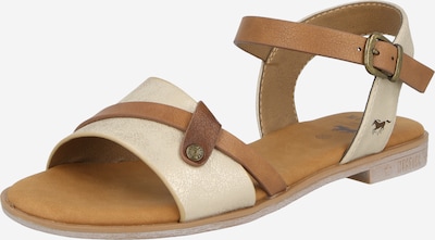 Sandalai iš MUSTANG, spalva – mokos spalva / rusvai pilka, Prekių apžvalga