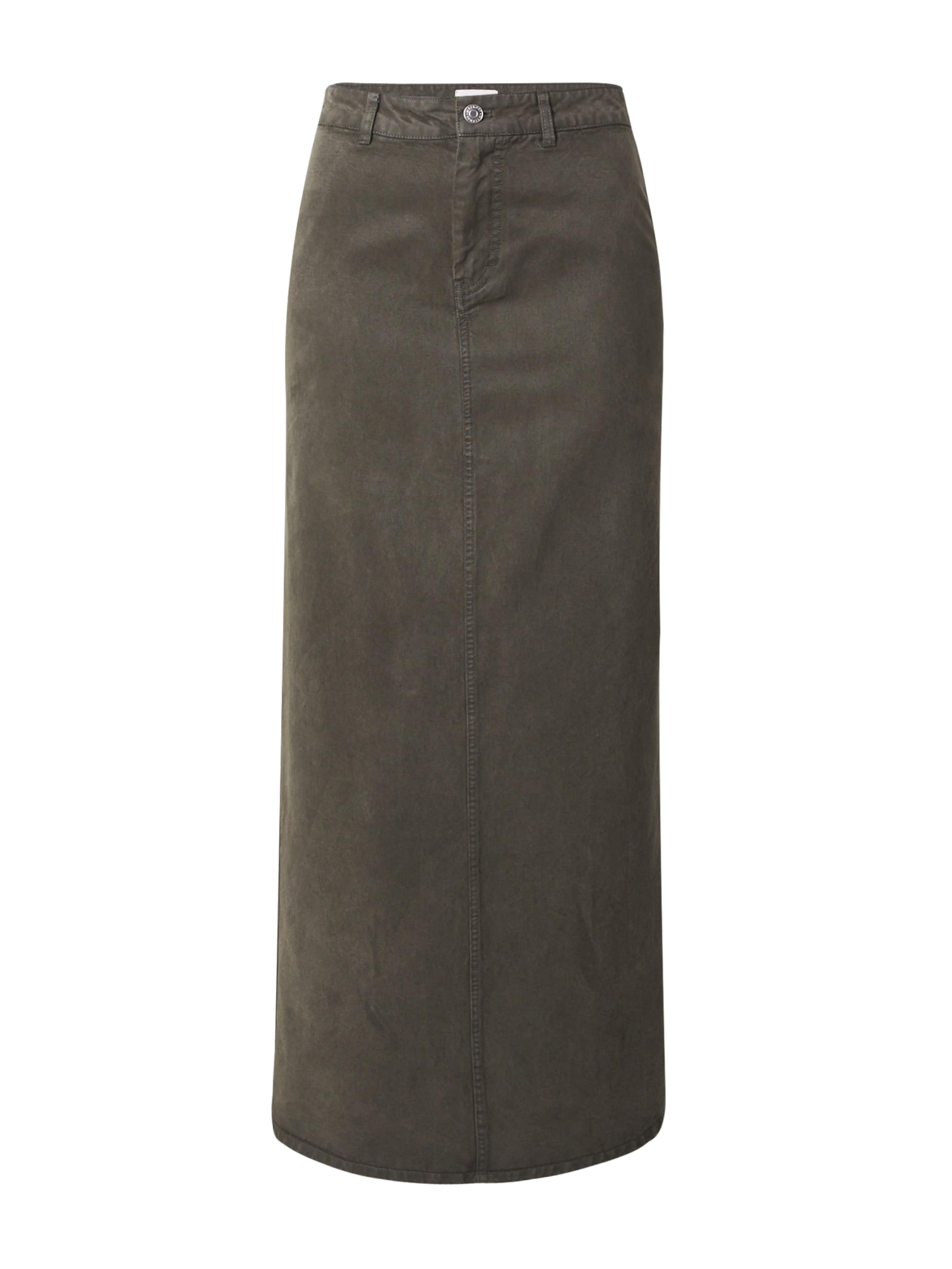 WEEKDAY Kjol 'Rose' i grön: framsida