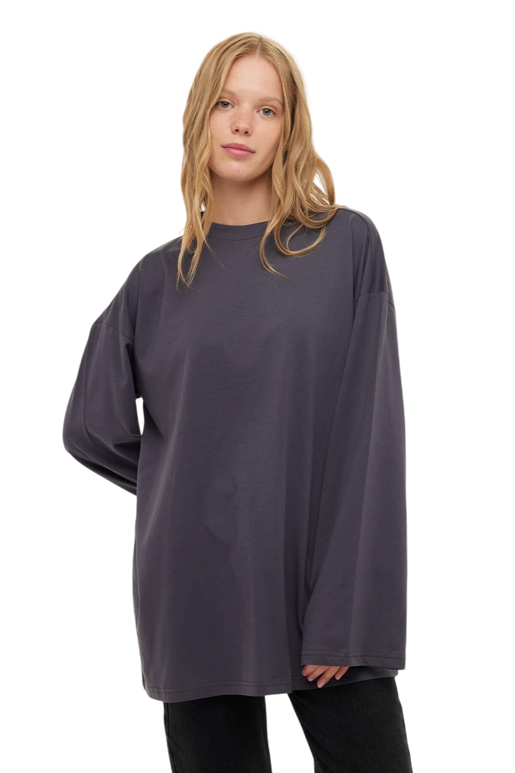 Sweat-shirt MANUKA en gris : devant
