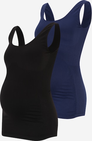 MAMALICIOUS Top 'HEAL' in Blauw: voorkant