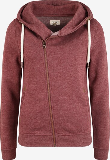 Oxmo Kapuzensweatjacke 'Vicky Zip-Hood' in rot, Produktansicht