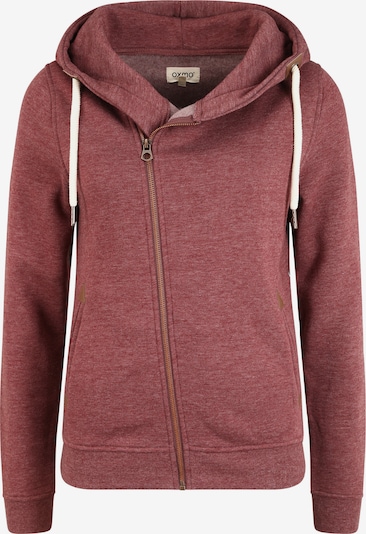 Oxmo Kapuzensweatjacke 'Vicky Zip-Hood' in rot, Produktansicht