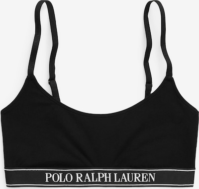 Polo Ralph Lauren Bustier 'Scoop Bralette - Polo Essentials' in 90 in schwarz / weiß, Produktansicht