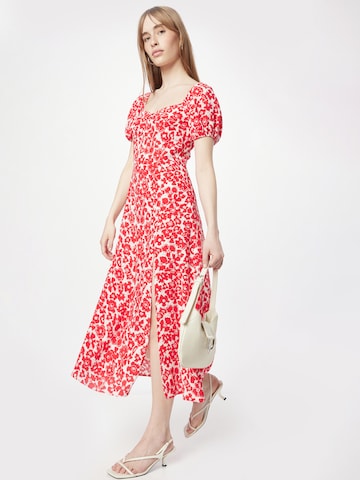 HUGO Red Summer dress 'Kulanna' in Red