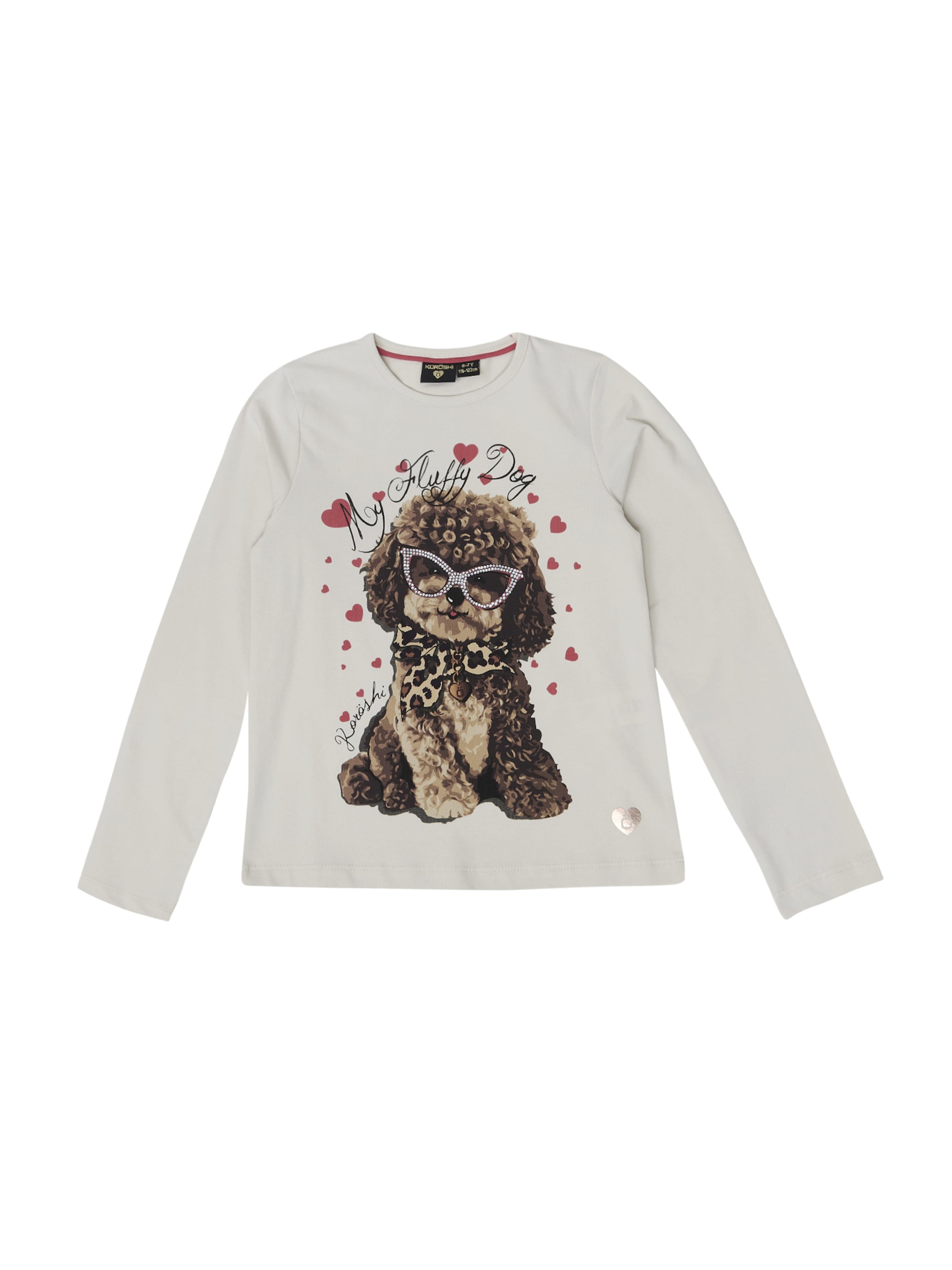 KOROSHI Tričko – šedá: přední strana