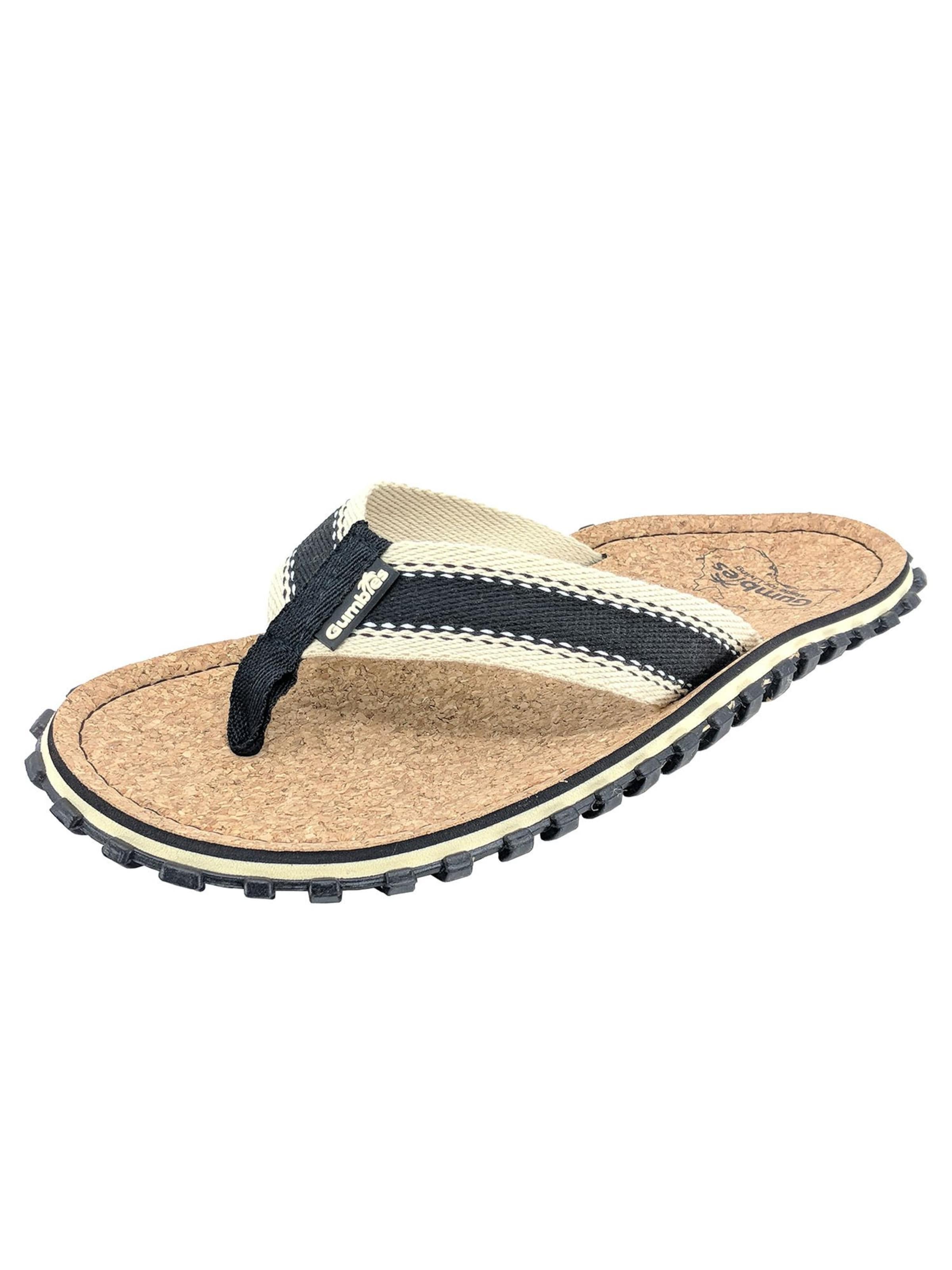 Gumbies T-Bar Sandals 'Gumbies Corker' in Black: front