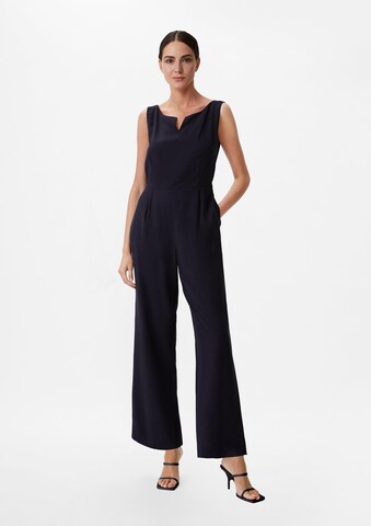 COMMA Jumpsuit in Blauw: voorkant