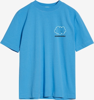 ARMEDANGELS T-Shirt 'TARJAA SMILE' (GRS) in Blau: predná strana
