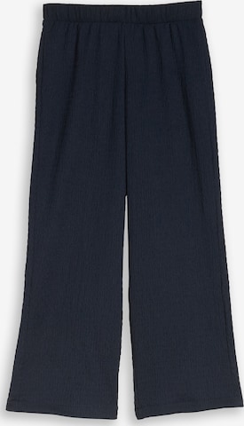 mėlyna TOM TAILOR Plačios klešnės Kelnės: priekis