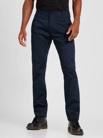G-STAR Regular Chino trousers 'Mosa' in Blue: front