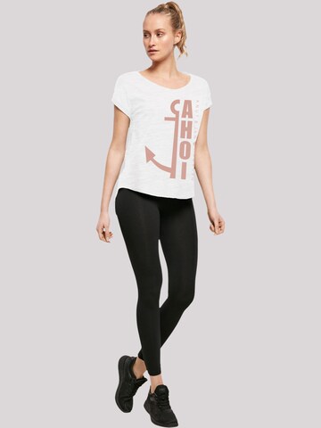 F4NT4STIC Shirt 'Ahoi Anker Knut & Jan Hamburg' in White