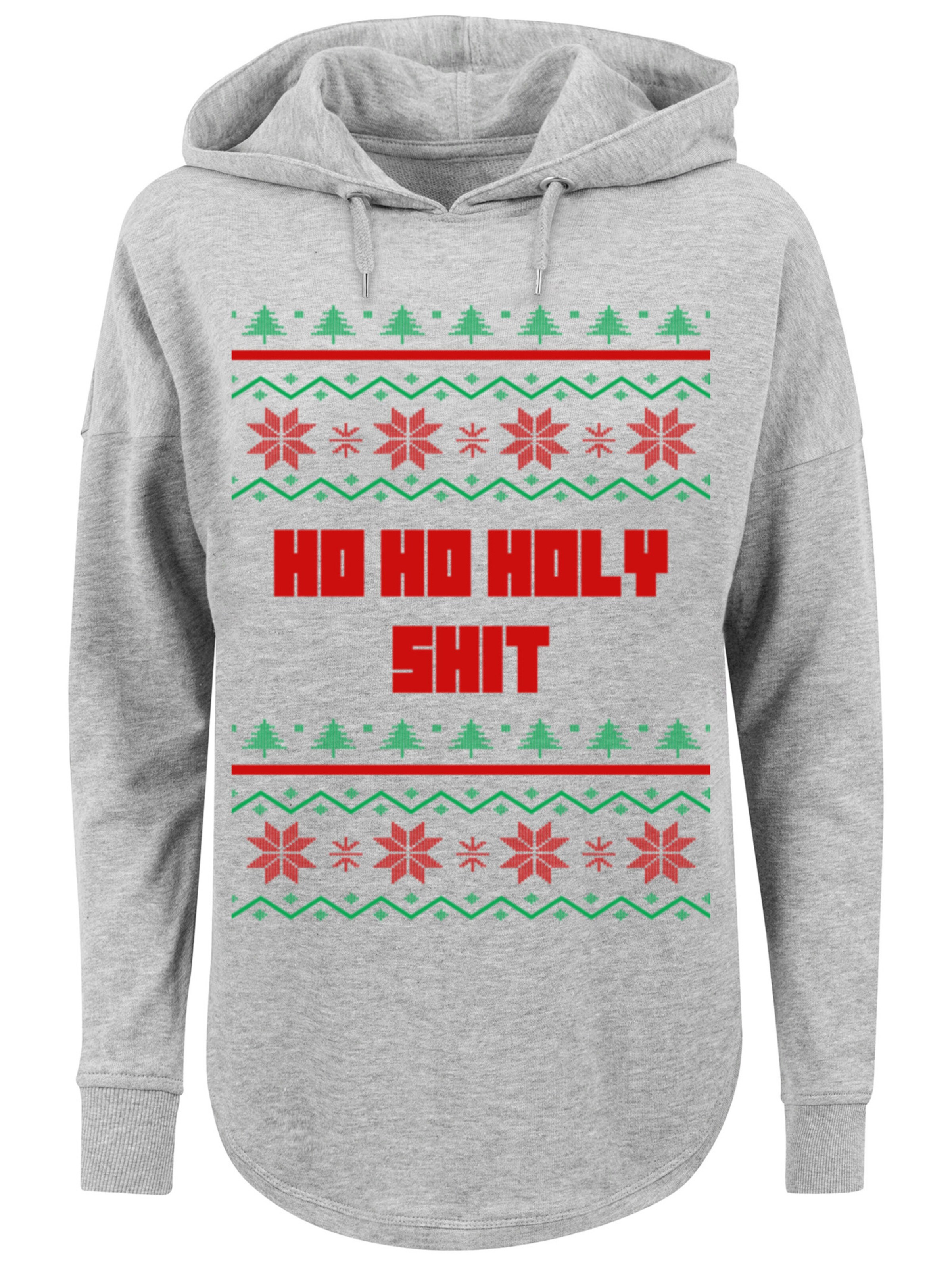 F4NT4STIC Sweatshirt in Grijs: voorkant