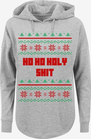 Sweat-shirt F4NT4STIC en gris : devant