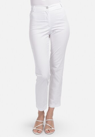 HELMIDGE Slim fit Pants in White: front