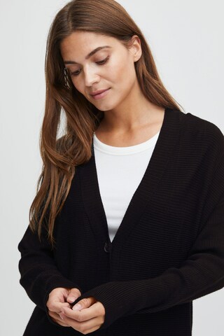 Fransa Knit Cardigan 'Frvisca Car 2' in Black