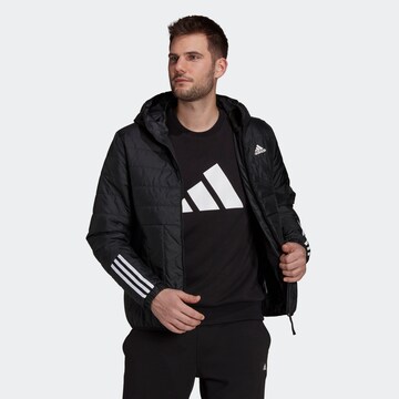 ADIDAS SPORTSWEAR Athletic Jacket 'Itavic 3-Stripes' in Black: front