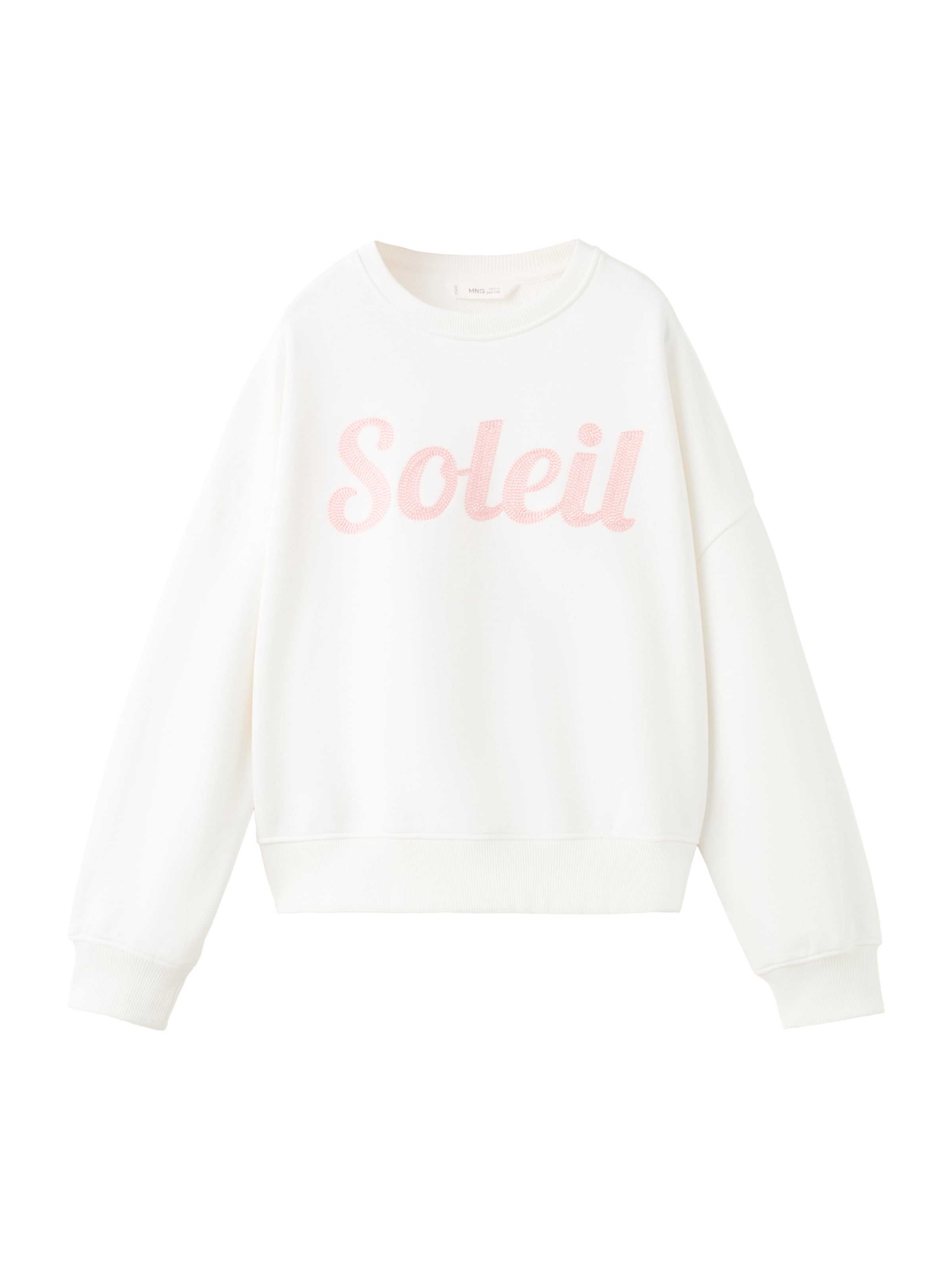MANGO KIDS Bluzka sportowa 'SOLEIL' w kolorze biały: przód
