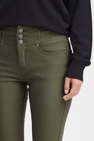 Fransa Skinny Pants 'Zalin' in Green