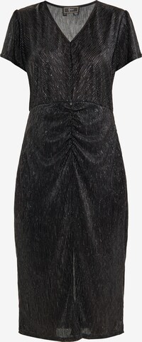 faina Dress in Black: front