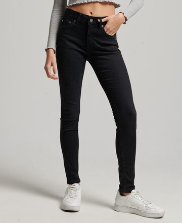 Superdry Skinny Jeans in Zwart: voorkant