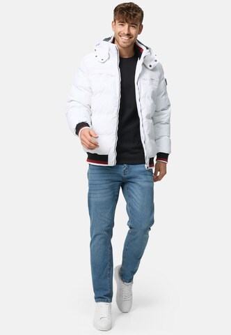 Veste d’hiver 'Marlon' INDICODE JEANS en blanc