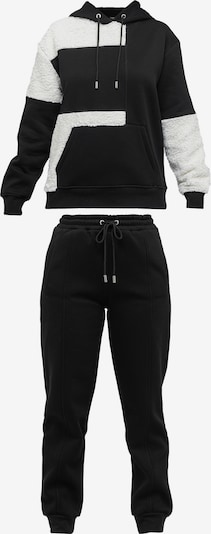 Tom Barron Jogginganzug in schwarz / weiß, Produktansicht