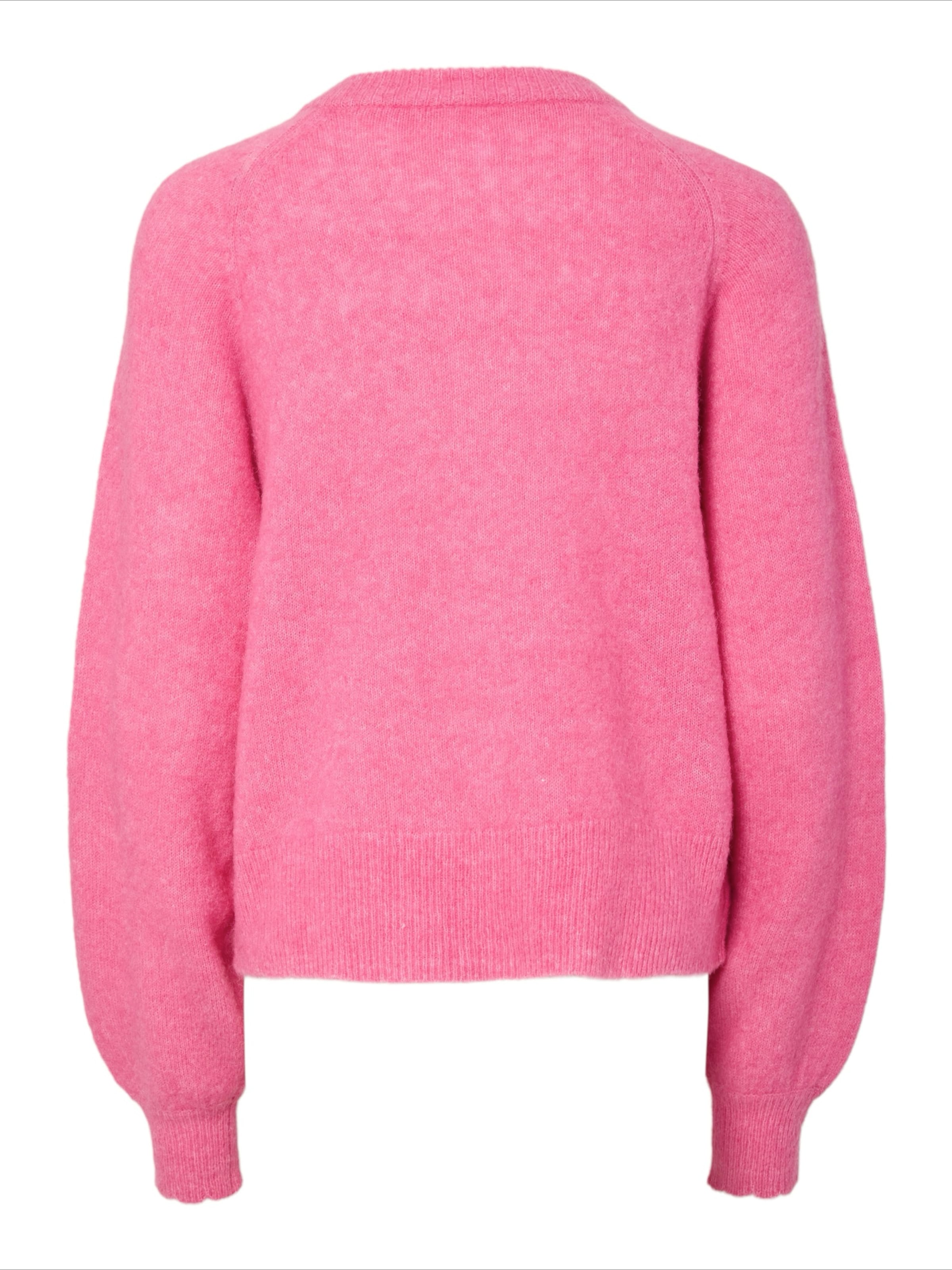 YAS Knit Cardigan 'YASJohi' in Pink